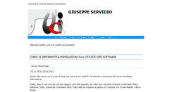 Desktop Screenshot of giuseppeservidio.net